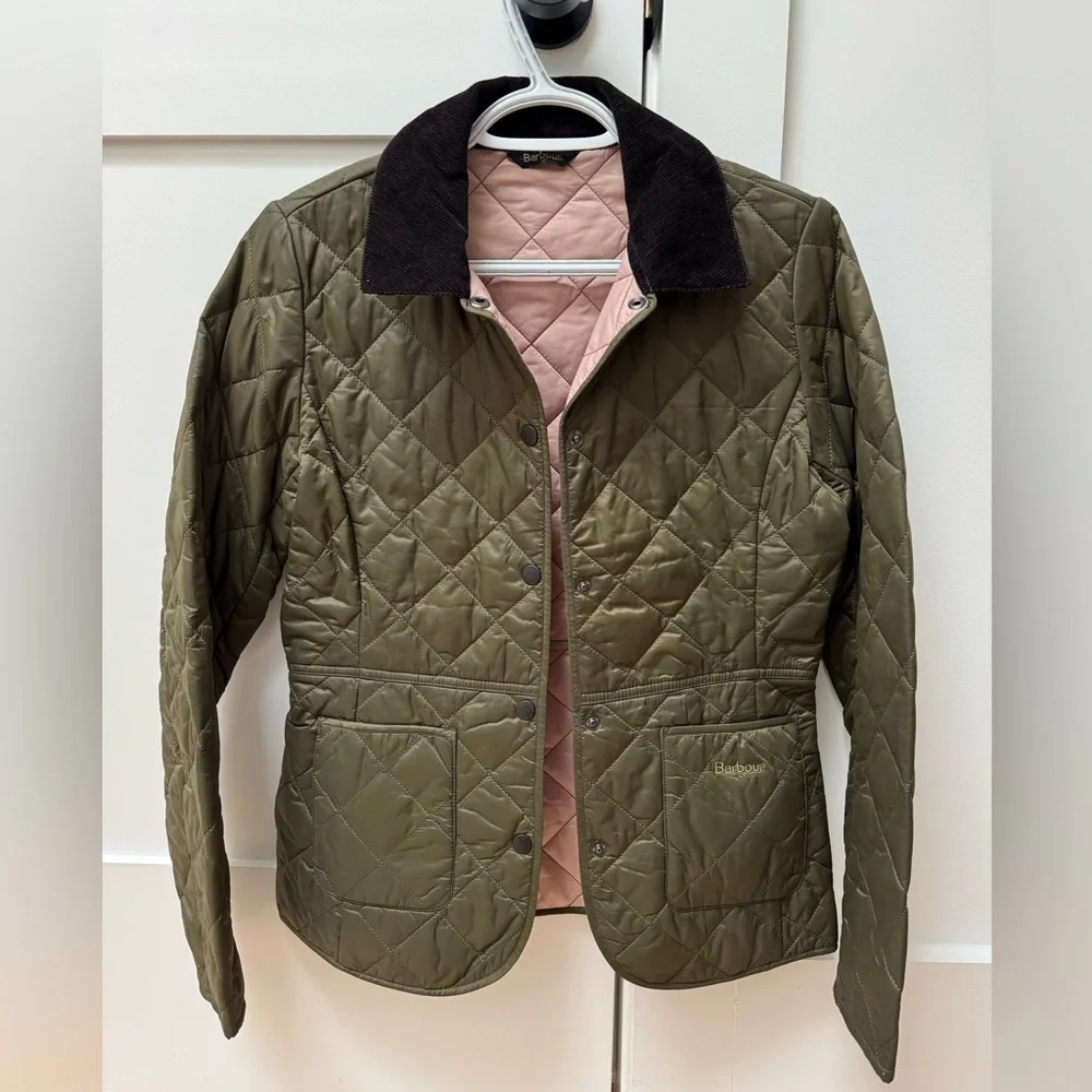 Barbour women’s quilted jacket - XS - Picture 4 of 6